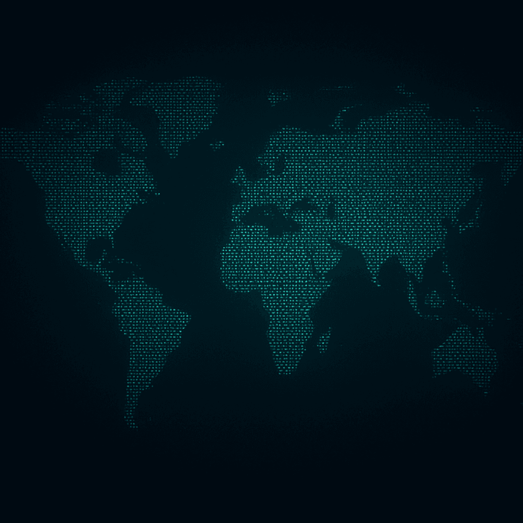 Stylized world map of potential Globalist Abroad locations